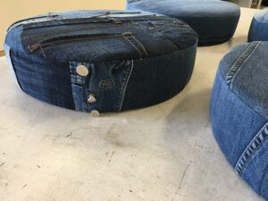 Polsterei Sitzhocker