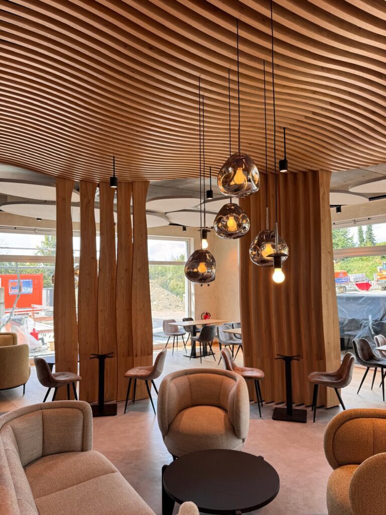 Sessel Polster und Beleuchtung